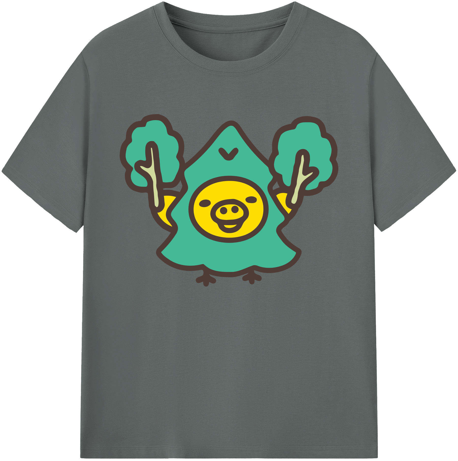 （画像用） リラックマ リラックマ キイロイトリ Rilakkuma Korilakkuma Kiiroitori 綿100％ メンズ半袖Tシャツ｜肌触りやわらか＆通気性